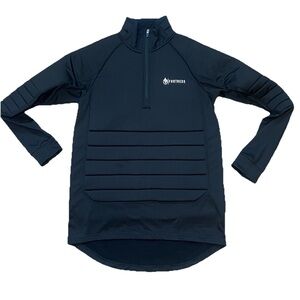 Fortress All Weather Gear Black BasePro 1/4 Zip Base Layer Mens Medium Women’s L